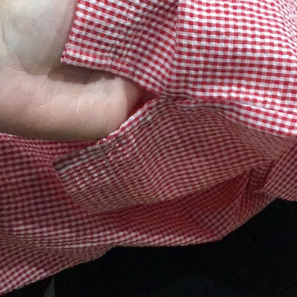 Vintage Blair Red/White Checkered Crop Pants - Picture 3 of 5